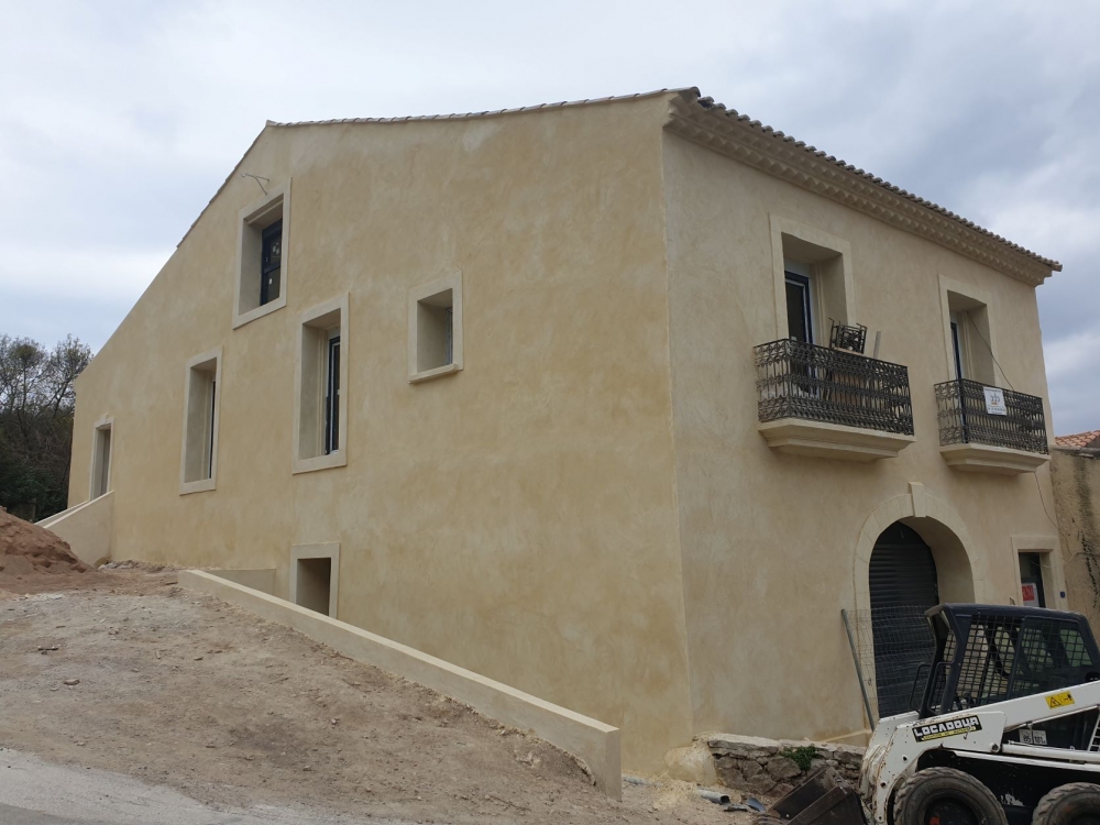   rénovation villa Balaruc en cours